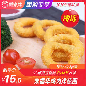 【冻品团购】朱福华鸡肉洋葱圈 800g/袋