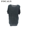 FOCALS福柯斯女装夏季新款半袖针织衫毛衫YWBM093B3 商品缩略图5