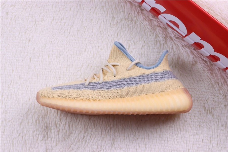 Adidas  阿迪椰子350V2   亚麻黄侧透银河满天星 货号：FY5158