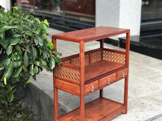 红桥红  家具严选  缅甸花梨（大果紫檀）  【缅花博古架/茶棚】 商品图2