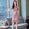 WZNH-MSY1013新款气质女神范衣服旗袍改良版鱼尾裙 商品缩略图3