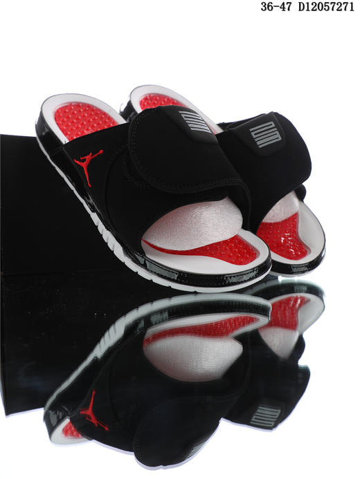乔丹 Jordan Air Jordan Hydro 11 Retro Concord 乔丹11代AJ11 魔术贴 康扣 拖鞋 商品图0
