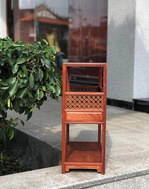 红桥红  家具严选  缅甸花梨（大果紫檀）  【缅花博古架/茶棚】 商品图5