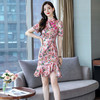 WZNH-MSY1013新款气质女神范衣服旗袍改良版鱼尾裙 商品缩略图2
