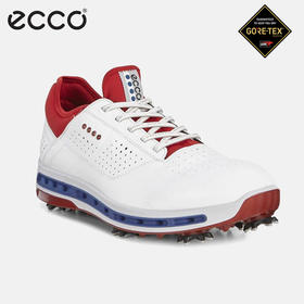 正品ecco高尔夫球鞋Cool透氧系列男子防水牛皮高尔夫球鞋爱步