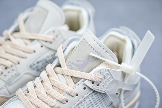 乔丹/Air Jordan 乔4 AJ4 aj4 AJ4 乔丹4代OFF-WHITE x Air Jordan 4 “Sail” SP WMNS货号：AQ9129 002 乔4联名 商品图3