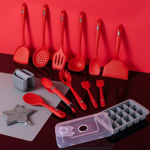 Debo 瑞贝卡硅胶套装炒铲漏铲厨房用具 7件套 商品图1
