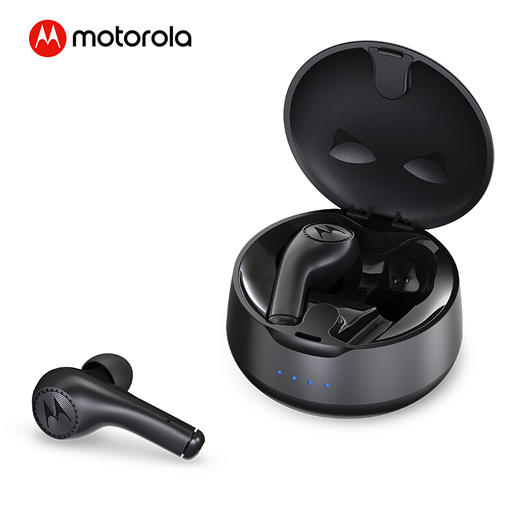 摩托罗拉（Motorola）VerveBuds 500真无线蓝牙耳机 双麦降噪高清通话 重低音5.0智能配对（黑色/白色） 商品图0