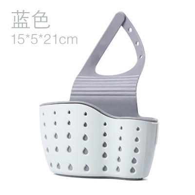 【水槽塑料沥水挂袋置物架】厨房用品水池海绵收纳用品挂篮收纳沥水架 商品图6