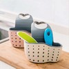【水槽塑料沥水挂袋置物架】厨房用品水池海绵收纳用品挂篮收纳沥水架 商品缩略图1