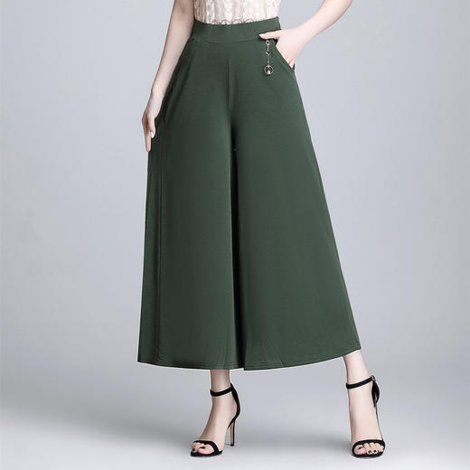 MQ-LEN908夏季新款大码薄款高腰阔腿裤YY 商品图0