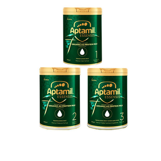 【海外直邮】【预售 新澳直邮】Aptamil/爱他美 奇迹绿罐有机A2奶粉 900g*3 商品图0