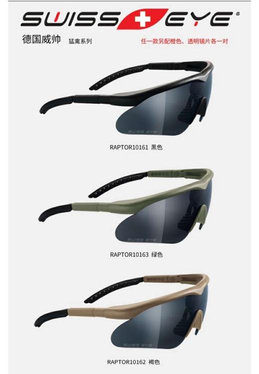 德国SWISS EYE威帅猛禽防弹太阳镜10161 商品图2