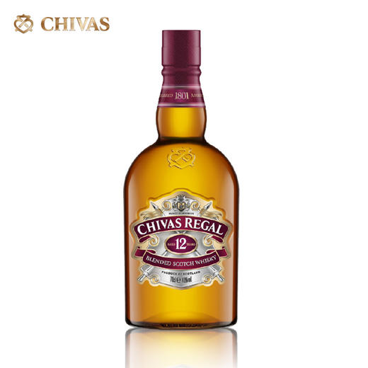 chivas芝华士12年新镜威士忌 500ml 英国进口威士忌