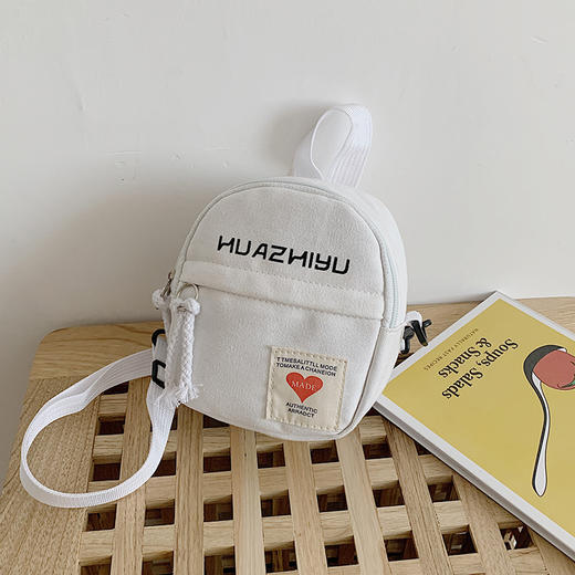 【日系休闲风帆布包女】韩版原宿小清新可爱斜挎包简约单肩手机箱包 商品图7