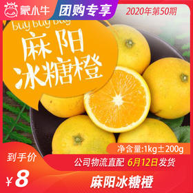 【水果团购】麻阳冰糖橙 1KG±200g