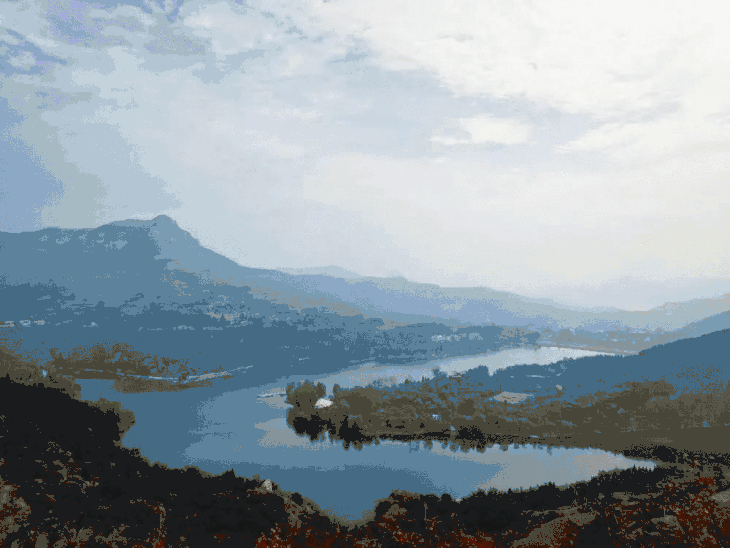 【59.9元打卡网红五彩山村】自助烧烤吃到撑 红山翠谷风景区 玻璃桥!