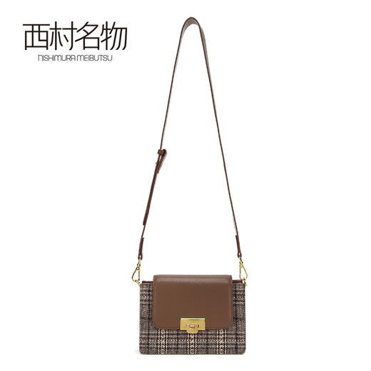 西村名物新品拼接淑女包包X384A42771 商品图4