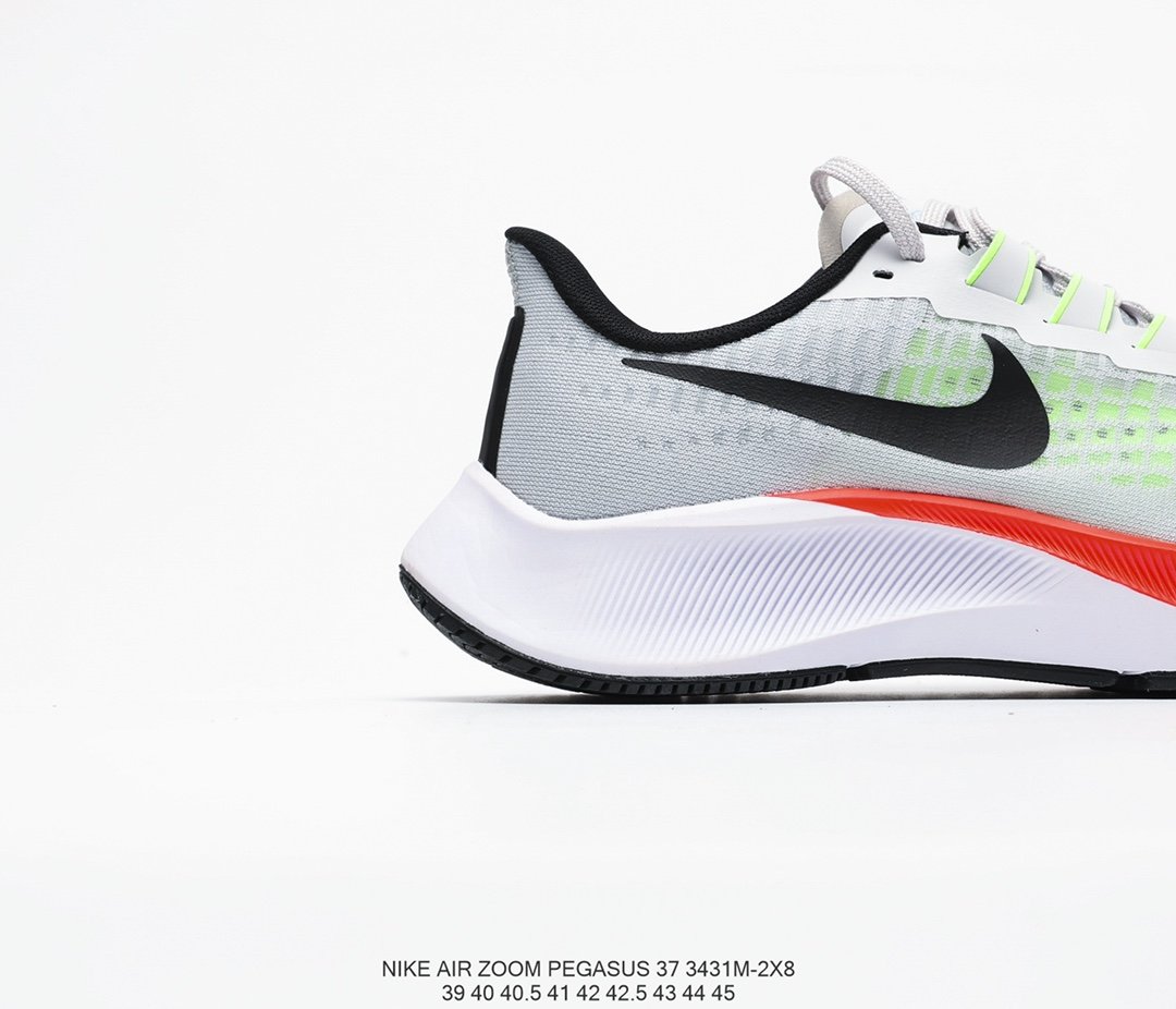 【运动鞋】耐克nike zoom pegasus 37"grey/black/red