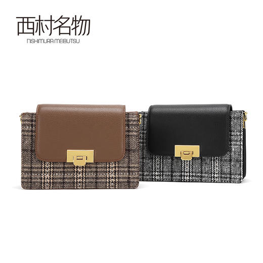 西村名物新品拼接淑女包包X384A42771 商品图2