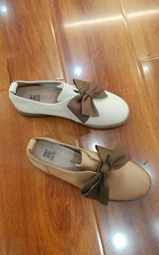 西村名物春夏新品蝴蝶结牛筋底平底鞋X29AM13991 商品图0