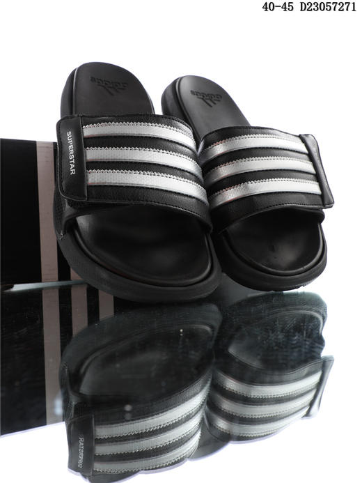 阿迪达斯 三叶草 新品 Adidas Performance Superstar M Sandal 4G运动沙滩室内外拖鞋 商品图0