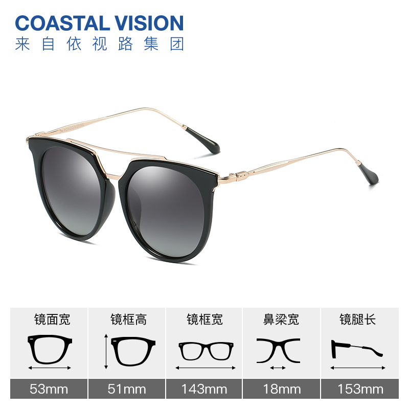 Coastal Vision镜宴偏光太阳镜8140