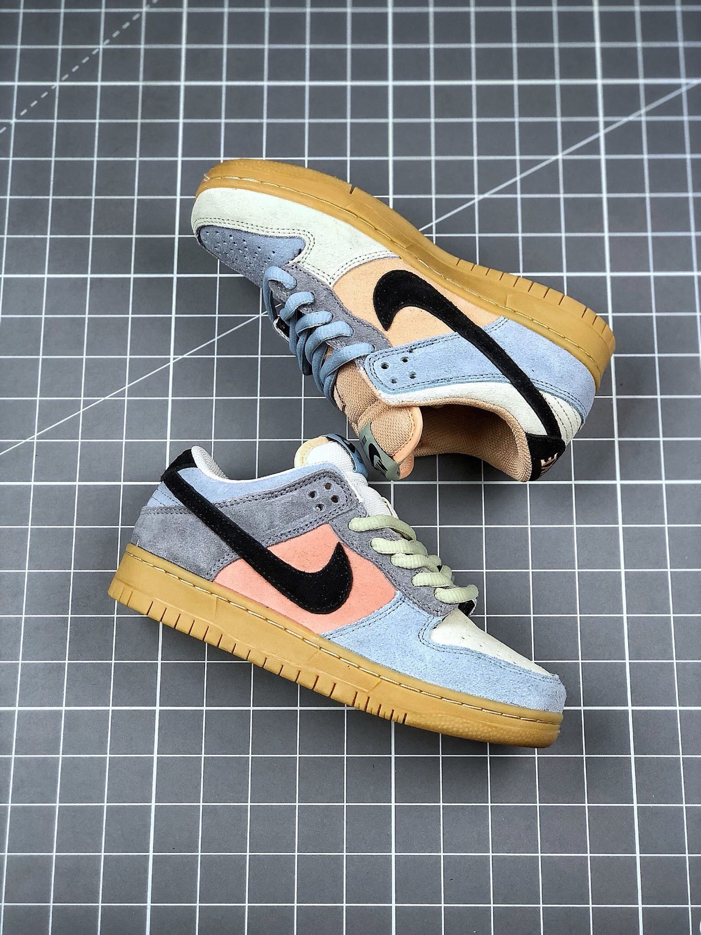 全网最炸街神仙配色耐克/Nike Dunk  sb High Spectrum 鸳鸯 彩蛋 多彩拼接