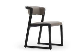 Mills   无扶手餐椅   I   皮布面料可选，详询客服