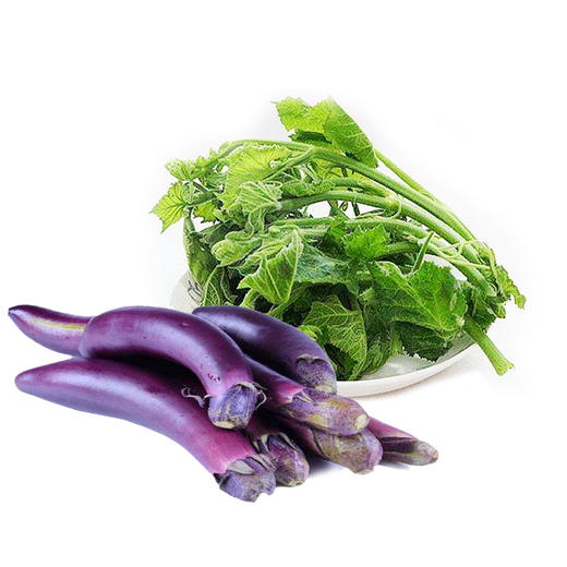 南瓜叶＋茄子（约500g） 商品图0