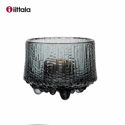 Iittala伊塔拉极冻系列蜡烛氛围摆件浪漫北欧风灰烛台65mm 商品图0