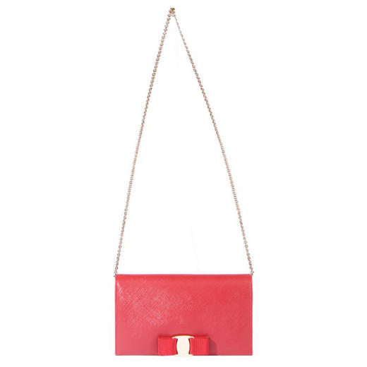 Salvatore Ferragamo/菲拉格慕女士牛皮红色钱包单肩包  FG2925702975 商品图0