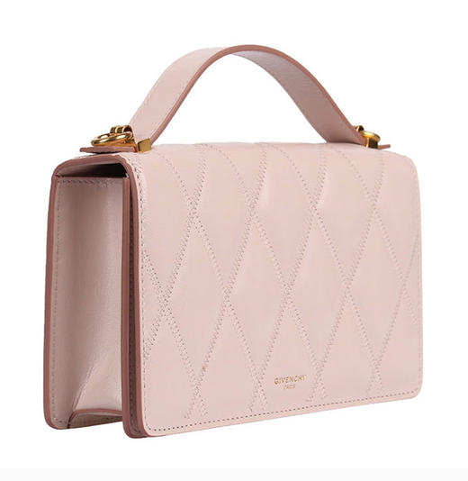 Givenchy/纪梵希 女士山羊皮菱形绗缝皮革粉色迷你单肩斜挎包GI2025769872 商品图1