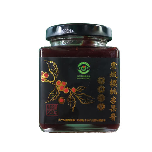 霍城樱桃李果酱 230g一瓶 商品图1