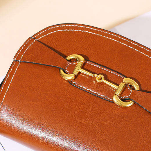 SX-8868新款时尚真皮女包   韩版风范贝壳包百搭手提单肩斜挎包 商品图2