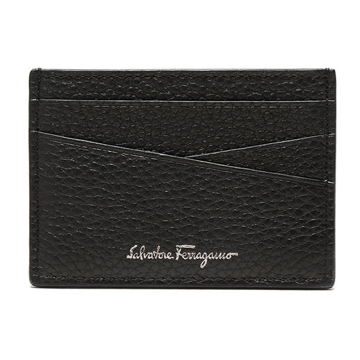Salvatore Ferragamo/菲拉格慕男士黑色牛皮卡包卡夹FG2925805699 商品图0