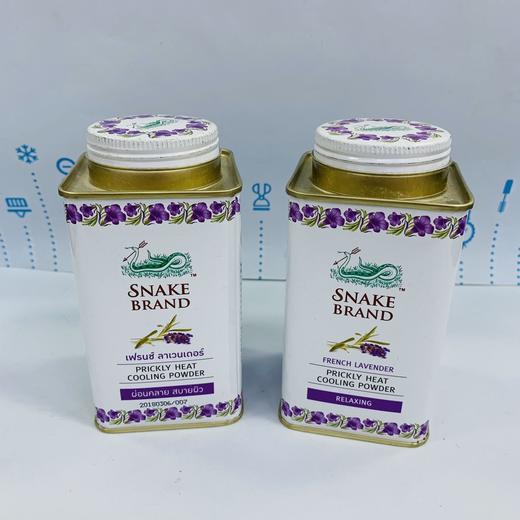 SNAKE BRAND圣露斯蛇牌爽身粉#婴儿#大红经典#薰衣草款（001196）（001028）（001684） 商品图2