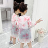 HGY-82100新款精品童装  儿童女大童防晒服外套夏季防晒衣中长款 商品缩略图2