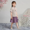HGY-8635新品绣花款玫瑰套裙 女童民族风旗袍复古版 商品缩略图4