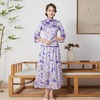 FD-QC1697943新款真丝长款手工盘扣旗袍 商品缩略图3