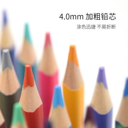 KACO ARTIST艺彩36色彩色铅笔 色彩鲜艳加粗铅芯不易断芯易上色学生日常涂鸦经选多彩色美术学生画笔礼物文创 商品图2