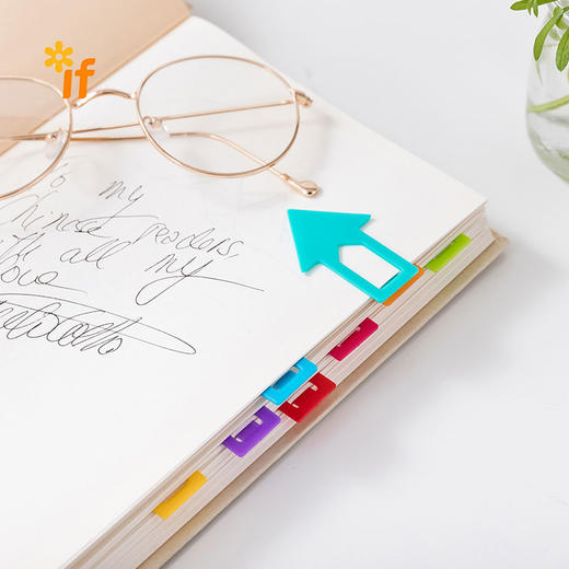 英国IF箭头指示标签 进口原创学生宿舍标记学习用品考试文创 商品图0