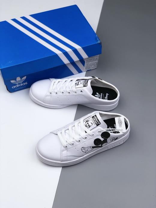 阿‮达迪‬斯adidas三‮草叶‬史密斯 Originals Superstar"迪士‮联尼‬名 米老鼠 史密斯经典百搭‮闲休‬运动板鞋 货号：FX0532 size 35-40 d7 商品图1