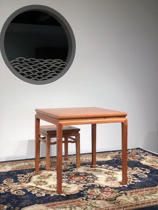 红桥红  家具严选  缅甸花梨（大果紫檀）  【小课桌两件套】 商品图2