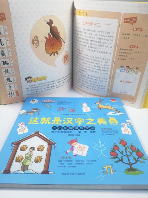 这就是汉字之美（全2册）3-12岁  160个主题汉字  汉字的故事起源与演变中华传统文化礼仪故事 商品图7