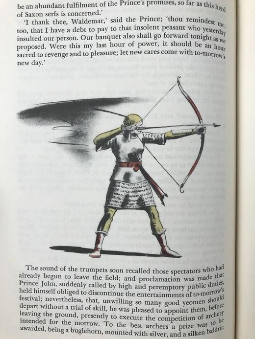 司各特《艾凡赫》 爱德华·威尔森彩色插图 豪华皮装18开 商品图6