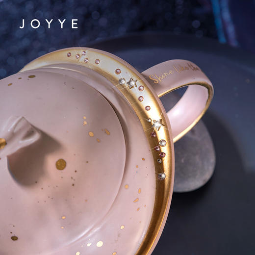 预售星际逐梦马克杯带盖未来星球宇宙JOYYE创意时尚个性潮流男女送礼别致施华洛茶水杯礼物文创30天内发货 商品图4