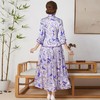 FD-QC1697943新款真丝长款手工盘扣旗袍 商品缩略图2
