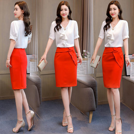 WZNH-HBLJRA8135夏季休闲宽松气质优雅时尚潮流套装 商品图0