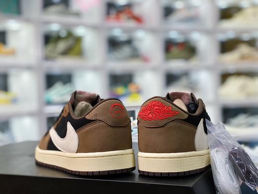 必备潮品 Travis Scott x Air Jordan 1 Low  AJ1 低帮倒钩 TS联名板鞋 反向倒勾 货号：CQ4277-001匠心之作 拒绝炒价 Size：36-45 商品图2